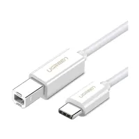 UGREEN USB Type C to USB-B Cable White White 1.5M